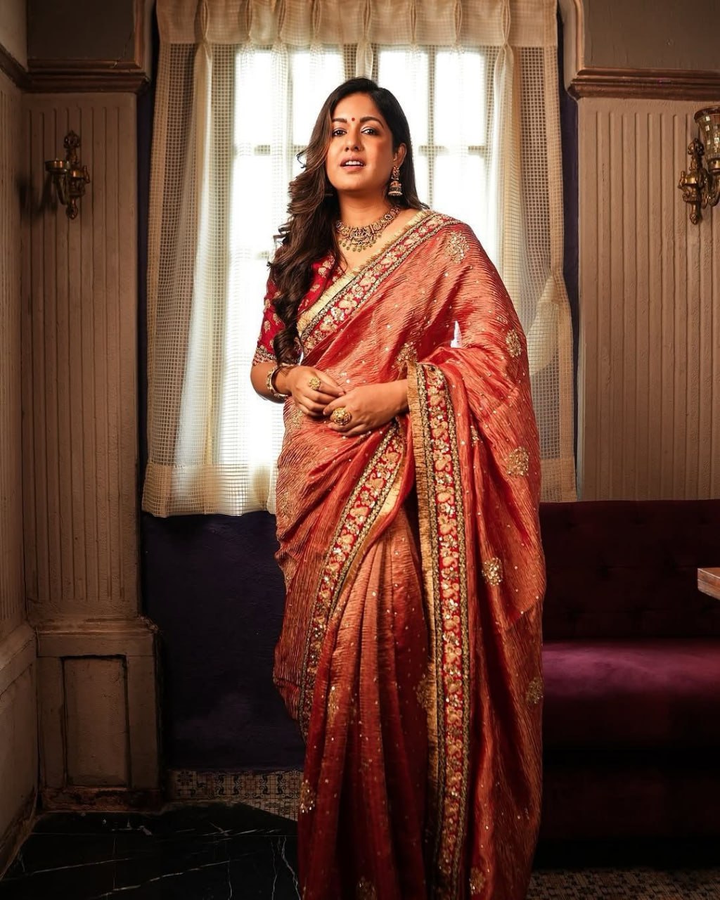 HEAVY SOFT BANARASI CRUSH SILK